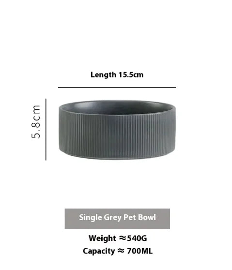 Stable Pet Ceramic Bowl