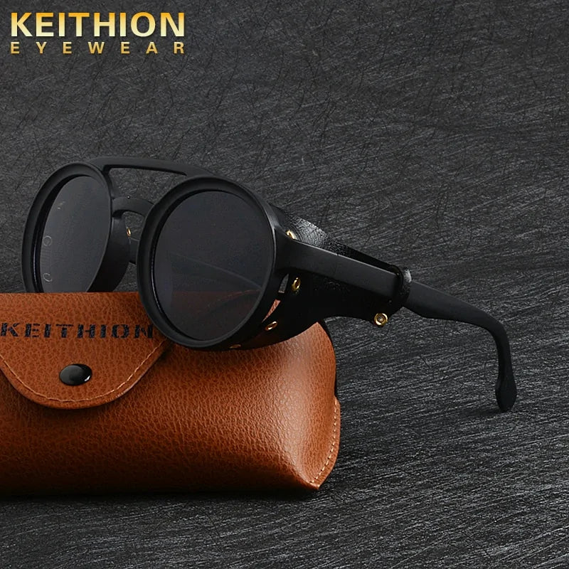 Retro Steampunk Goggles Sunglasses WEM Support (www.WEM.support)