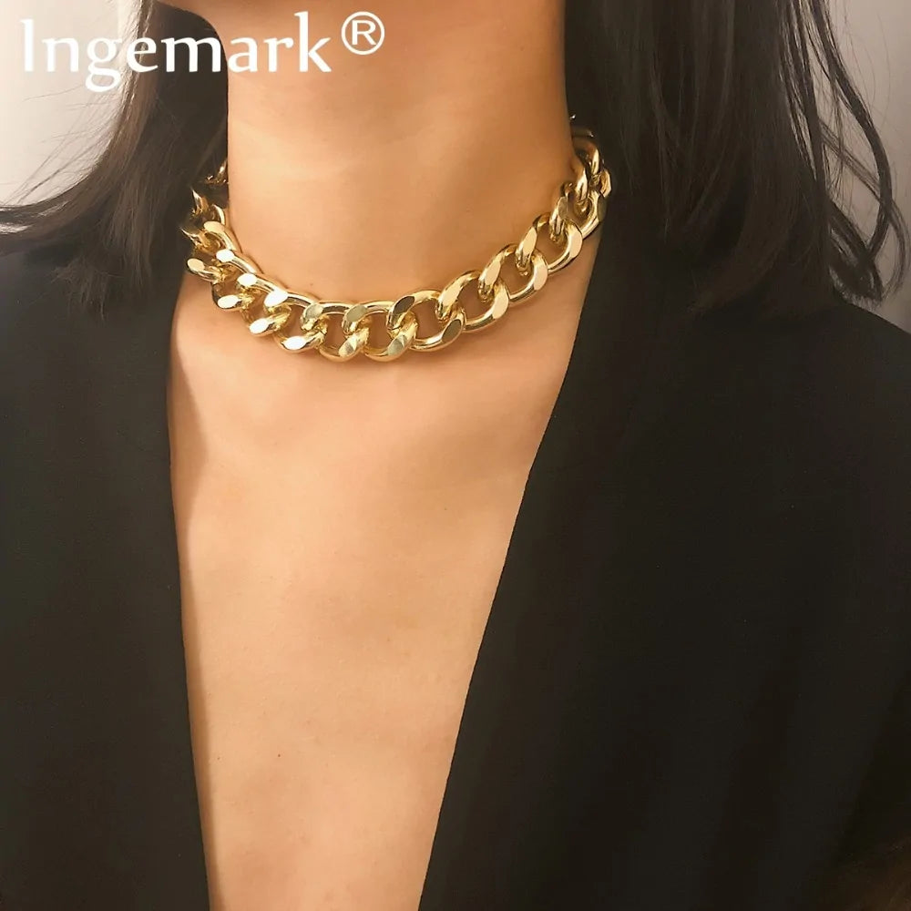 Punk Miami Cuban Choker Necklace WEM Support (www.WEM.support)