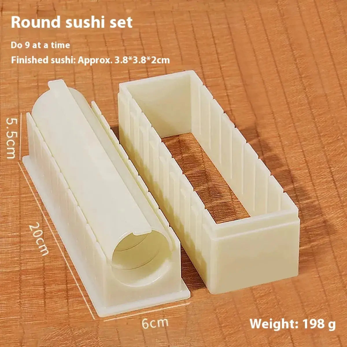 Molde para Arroz de Sushi e Nori