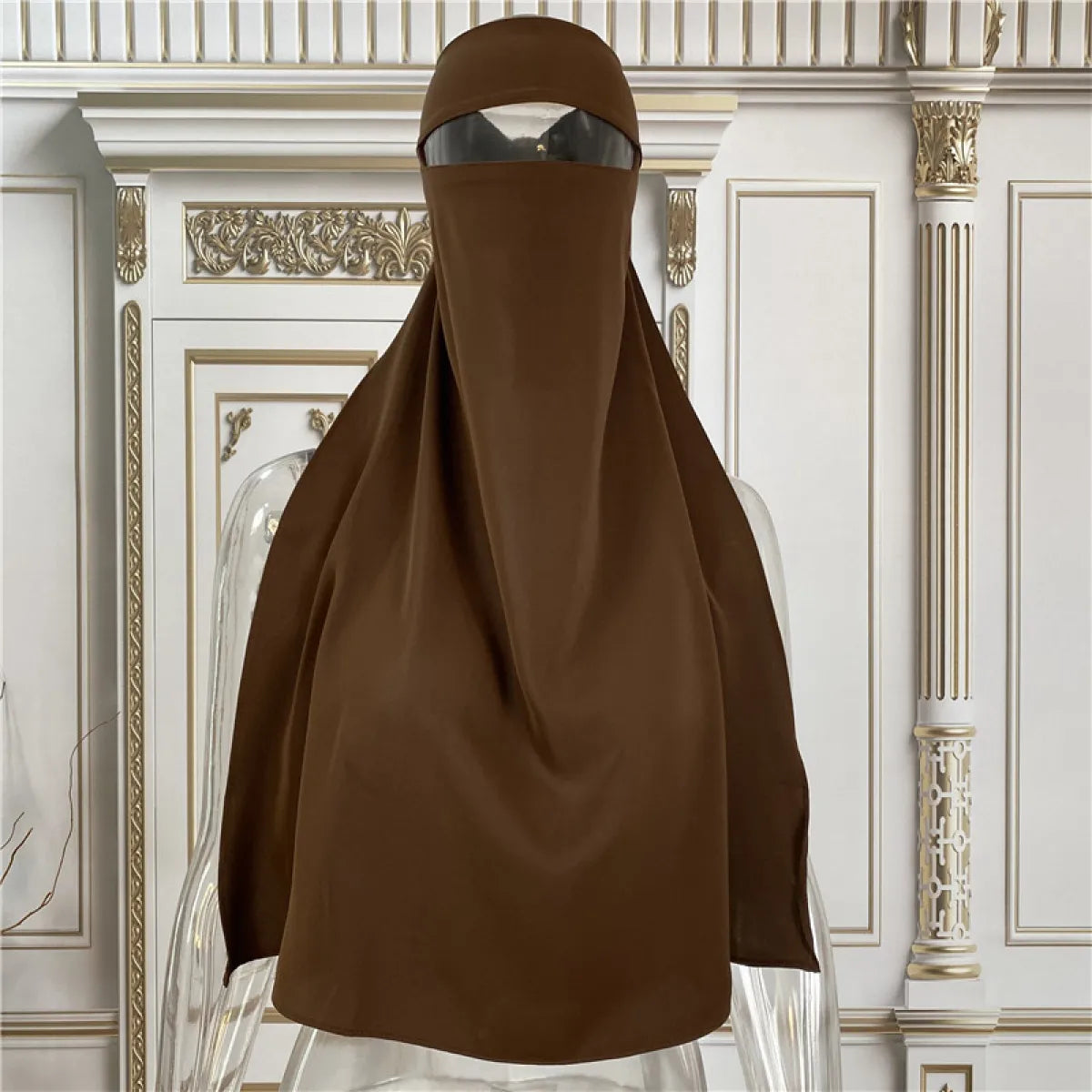 Fashion Solid Color Women's Veil WEM Support (www.WEM.support)