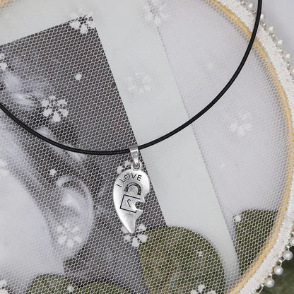 Couple Necklace In Silver WEM Support (www.WEM.support)