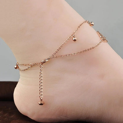 Minimalist Rose Anklet WEM Support (www.WEM.support)