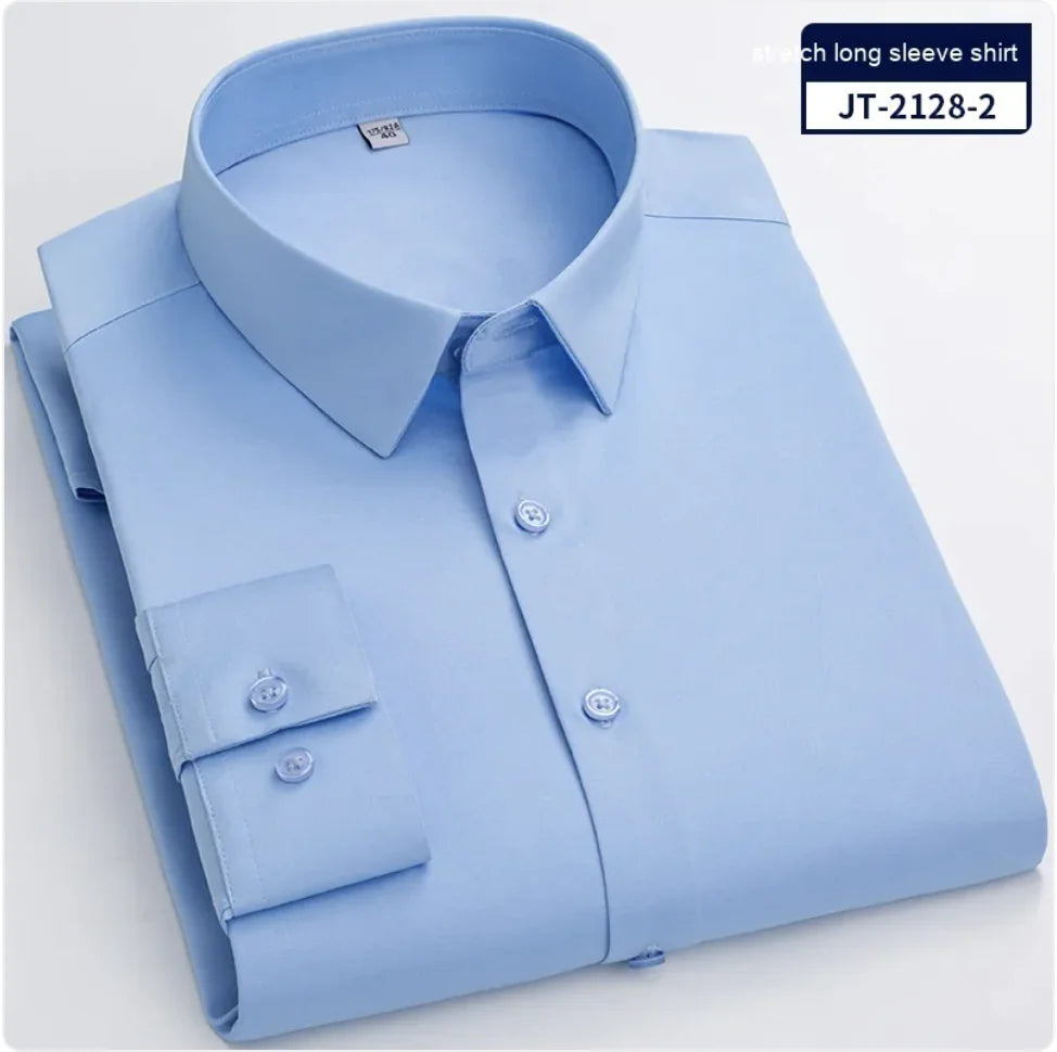 Men's Seamless Elastic Long-Sleeve Shirt HejK.com