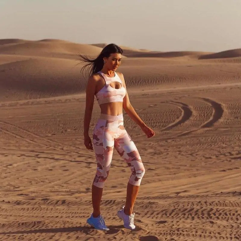 Pink Camo Taschen Push Up Fitness 2-Teiliges Set WEM Support (www.WEM.support)