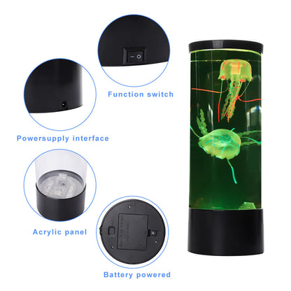 Fantasy Jellyfish Night Light WEM Support (www.WEM.support)