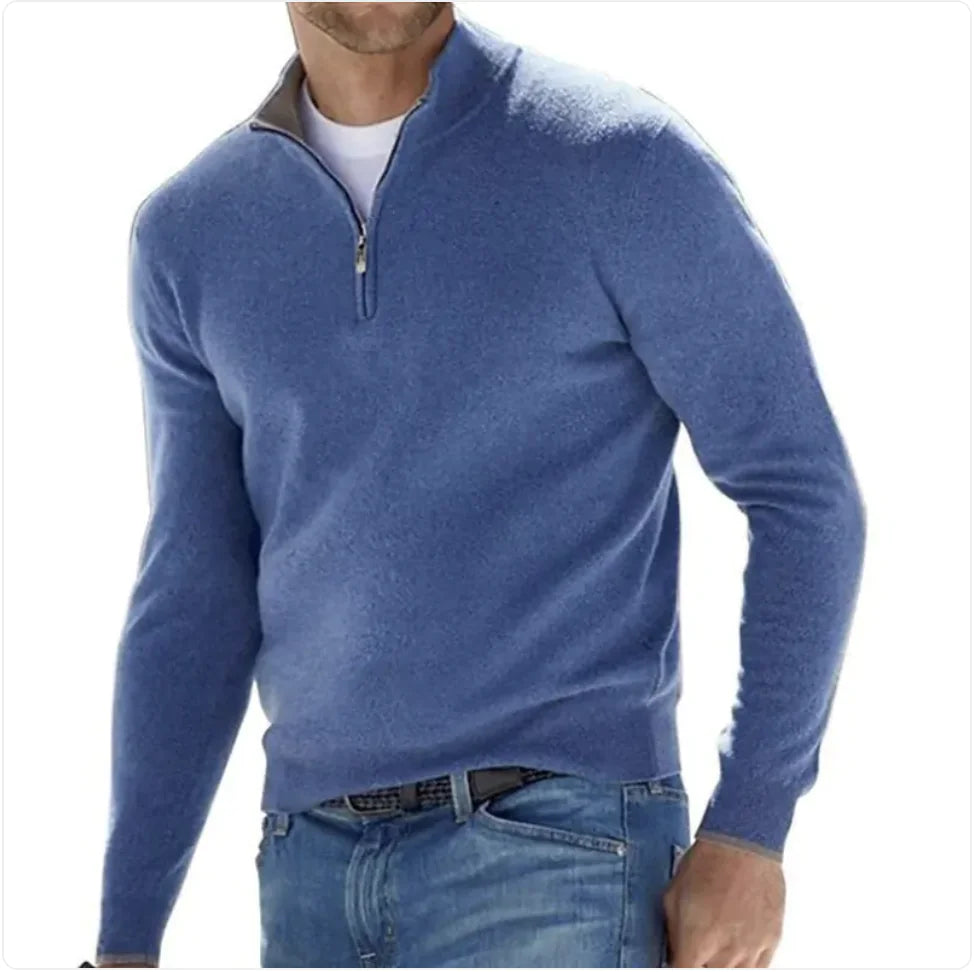 Men's Long-Sleeve Cashmere Undershirt
