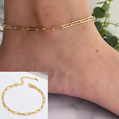 Adjustable Snake Chain Anklet for Women Girls WEM Support (www.WEM.support)