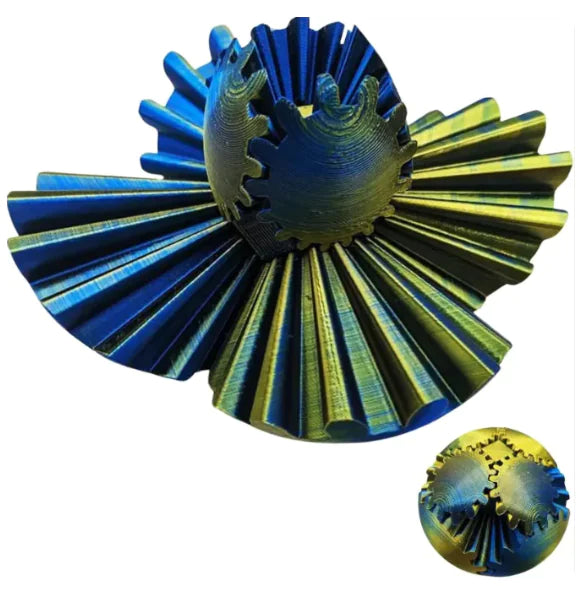 Bola de Engrenagem de Impressão 3D Rotatória