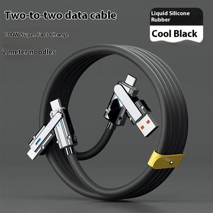 4-in-1 Fast Charging Data Cable WEM Support (www.WEM.support)