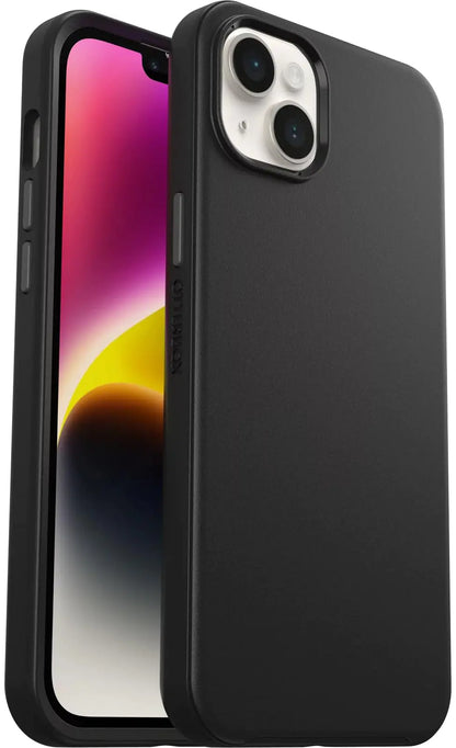 OtterBox iPhone 15 Plus and iPhone 14 Plus (ONLY) Symmetry Series+ Case - Black, Snaps to MagSafe, Ultra-Sleek, Raised Edges Protect Camera & Screen - Non-Retail Packaging