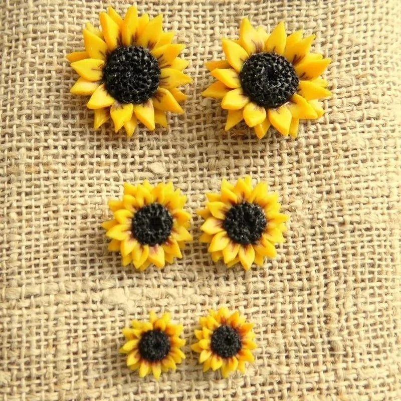 Sunflower (you are my sunshine) Stud Earrings WEM Support (www.WEM.support)