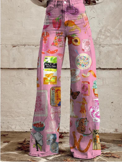 Aurelia Retro Flared Pants para Mujer HejK.com Marketplace LLC