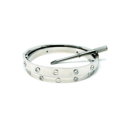 Silver Love Bracelet WEM Support (www.WEM.support)