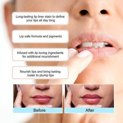 Stripping Lip Liner Outline Waterproof WEM Support (www.WEM.support)