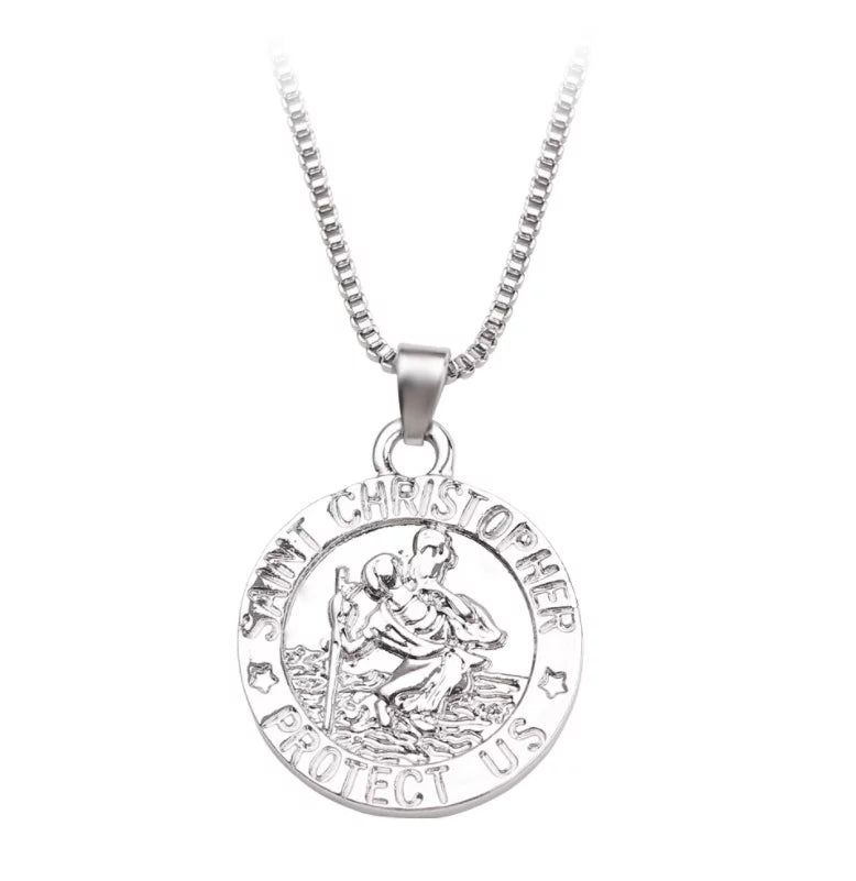Saint Christopher Necklace WEM Support (www.WEM.support)