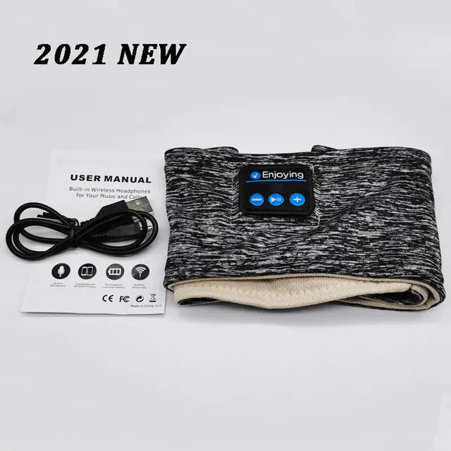 Faixa de Cabeça Musical Bluetooth Sem Fio WEM Support (www.WEM.support)