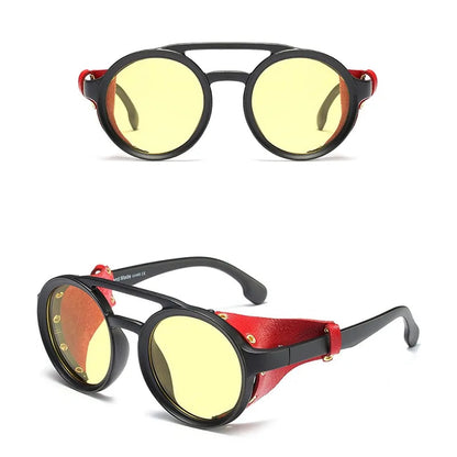 Retro Steampunk Goggles Sunglasses WEM Support (www.WEM.support)