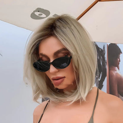 Fashion Split Golden Hair Tail Wig for Women HejK.com Marketplace LLC