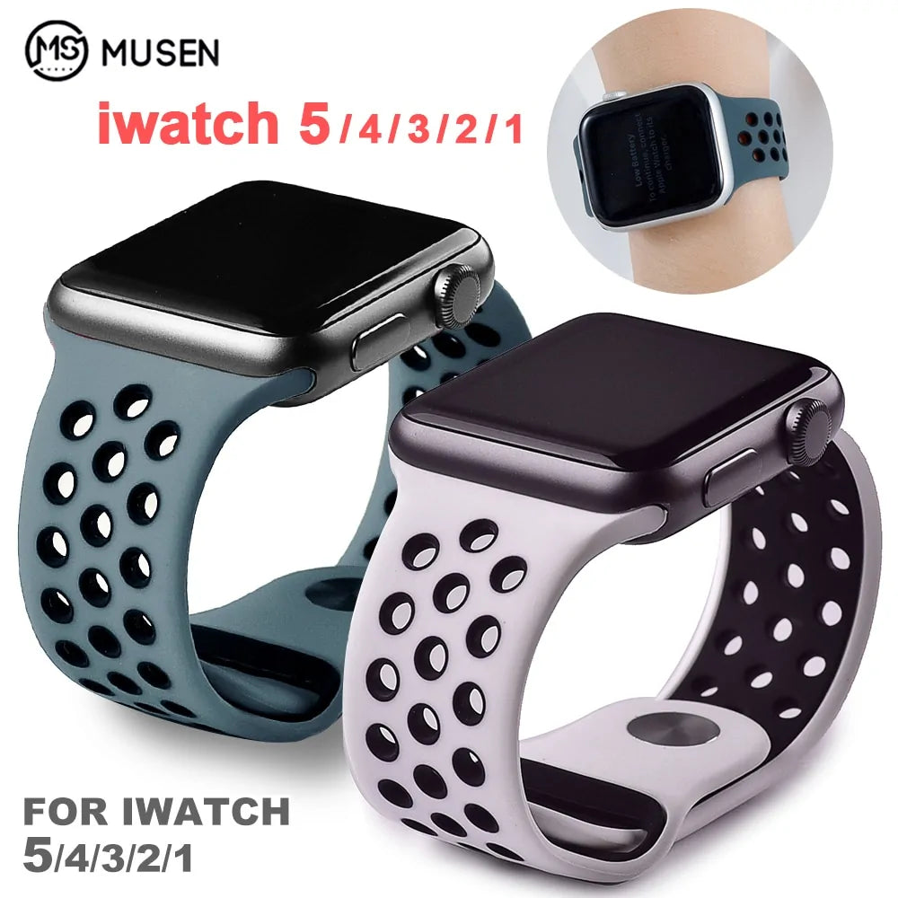 Soft Silicone Replacement Sports Strap WEM Support (www.WEM.support)