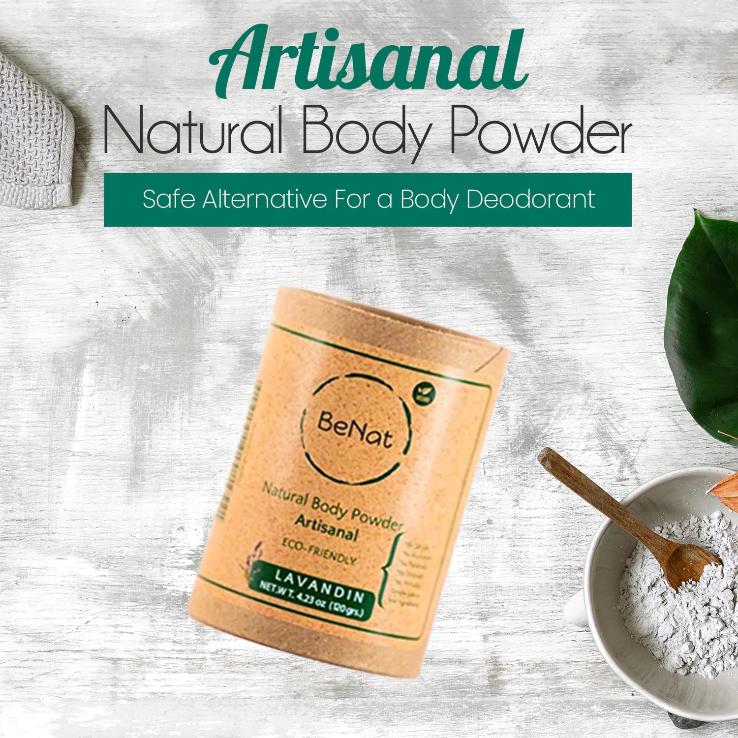 All-Natural Body Powder. Eco-Friendly. WEM Support (www.WEM.support)