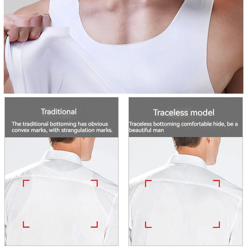 Men's Ice Silk Seamless Vest