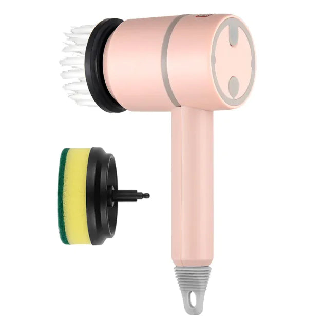 PowerScrub Electric Cleaning Brush - Multifunctional Scouring Pad WEM Support (www.WEM.support)