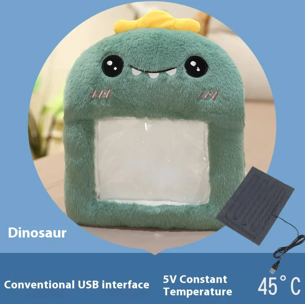 Electric Rabbit Fur Foot Warmer WEM Support (www.WEM.support)