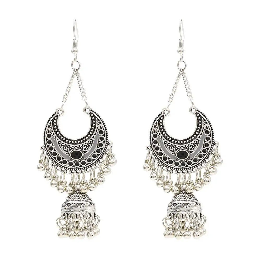 Egypt Vintage Silver Alloy Earrings for Women WEM Support (www.WEM.support)