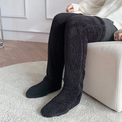 Over Knee Fuzzy Warm Winter Socks WEM Support (www.WEM.support)