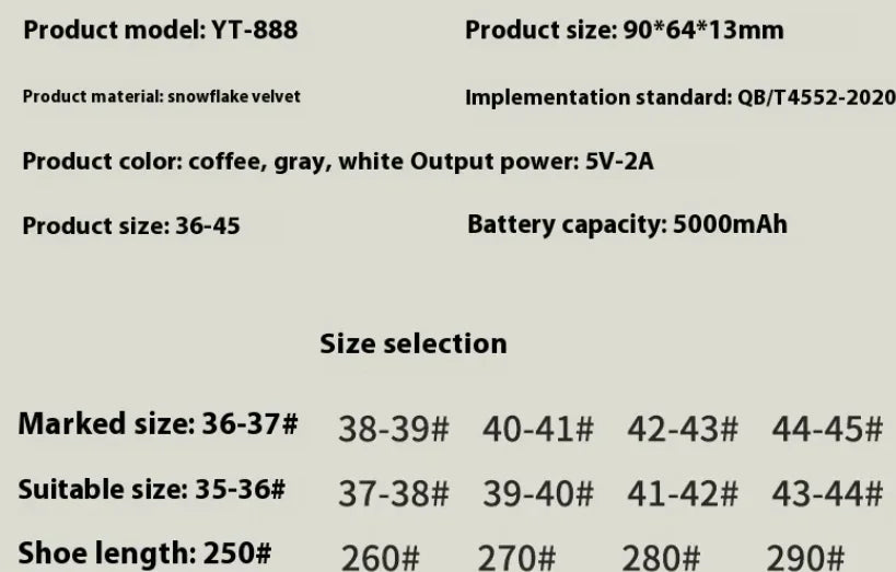 Electric Heating Shoes WEM Support (www.WEM.support)