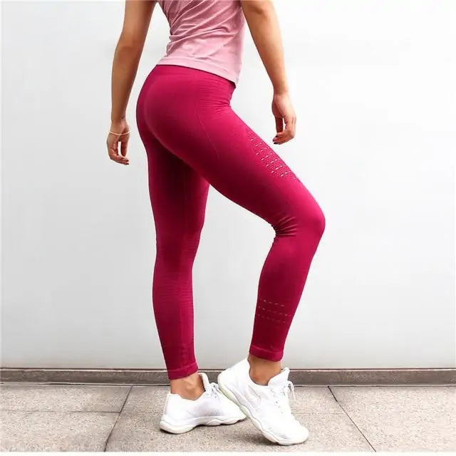 Nahtlose Mesh Flex Bauch Push-Up Leggings WEM Support (www.WEM.support)