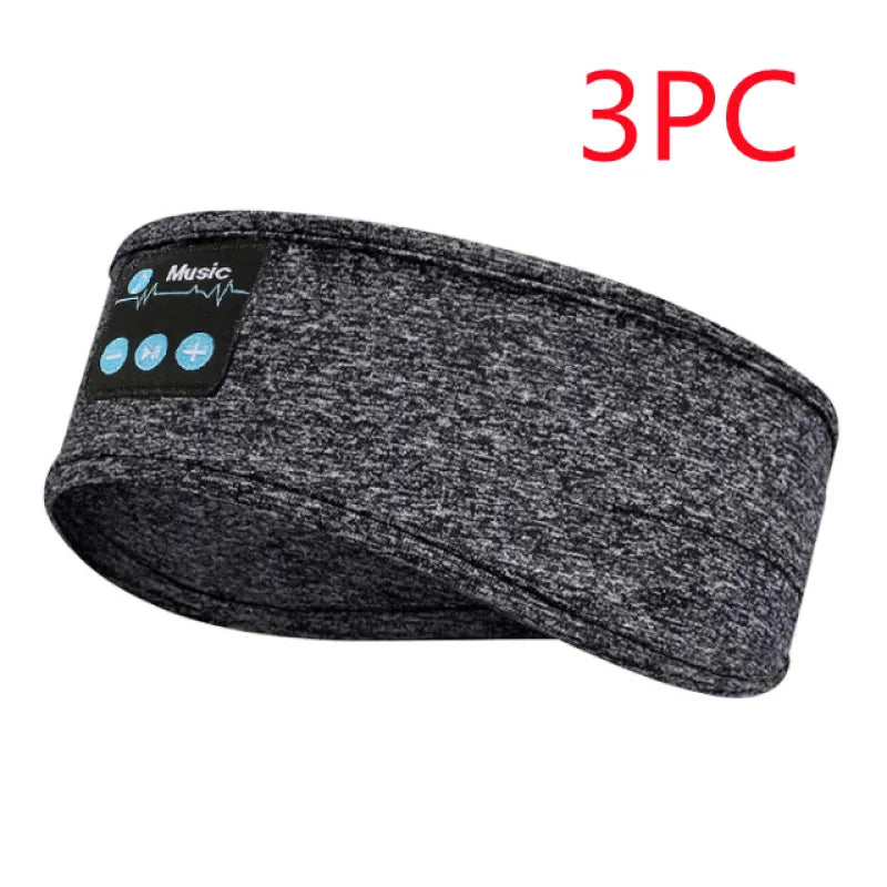 Bluetooth Sports Sleep Headband with Music WEM Support (www.WEM.support)
