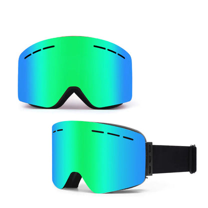 Anti-Fog Ski Goggles with Magnetic Lens WEM Support (www.WEM.support)