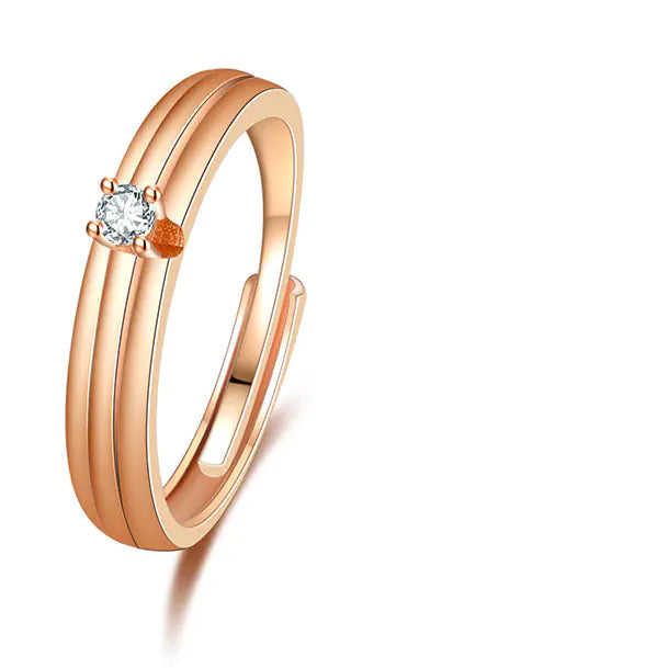 Simple Couple Rings for Men and Women Fashion