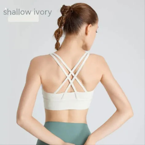 SculptFit Women's Cross-Back Fitness Vest WEM Support (www.WEM.support)