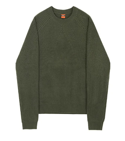 Men's Solid Color Sweater Coat