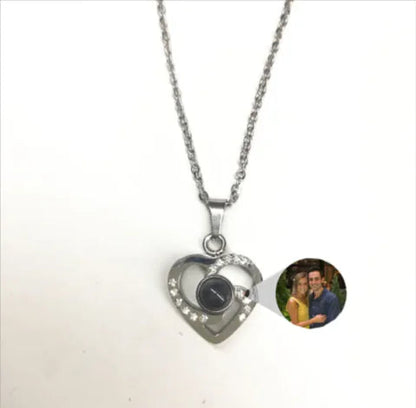 EternalHeart S925 Silver Photo Projection Necklace WEM Support (www.WEM.support)
