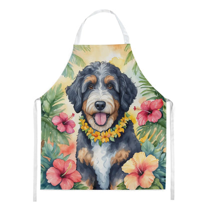 Bernedoodle Luau Apron WEM Support (www.WEM.support)