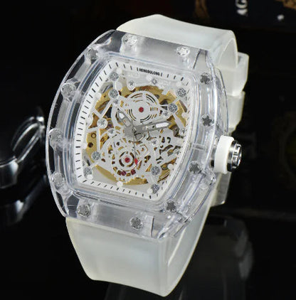 Men's New Automatic Waterproof Hollow Mechanical Watch WEM Support (www.WEM.support)