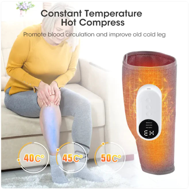 Advanced Calf Massager with Hot Compress & Air Compression WEM Support (www.WEM.support)