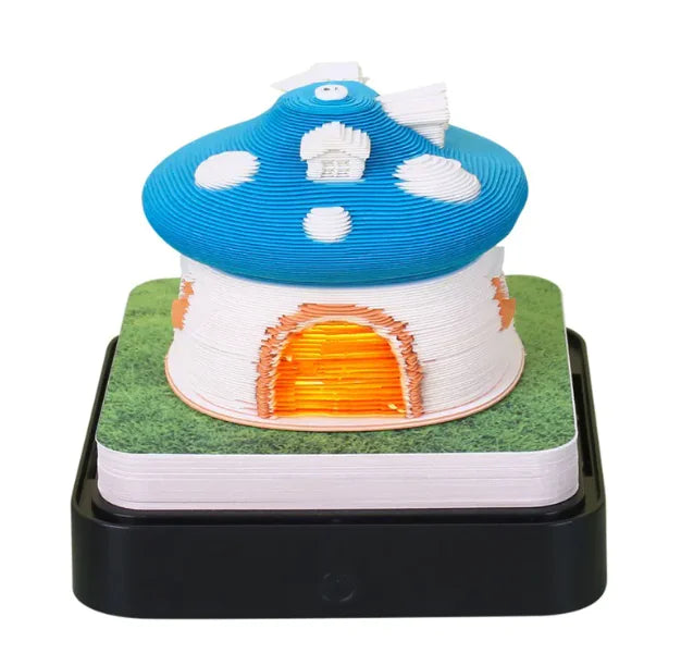 3D Earth Astronaut Calendar Memo Pad with LED Light WEM Support (www.WEM.support)