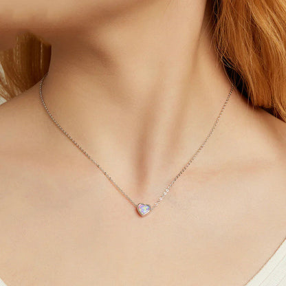 Opal Love Necklace HejK.com