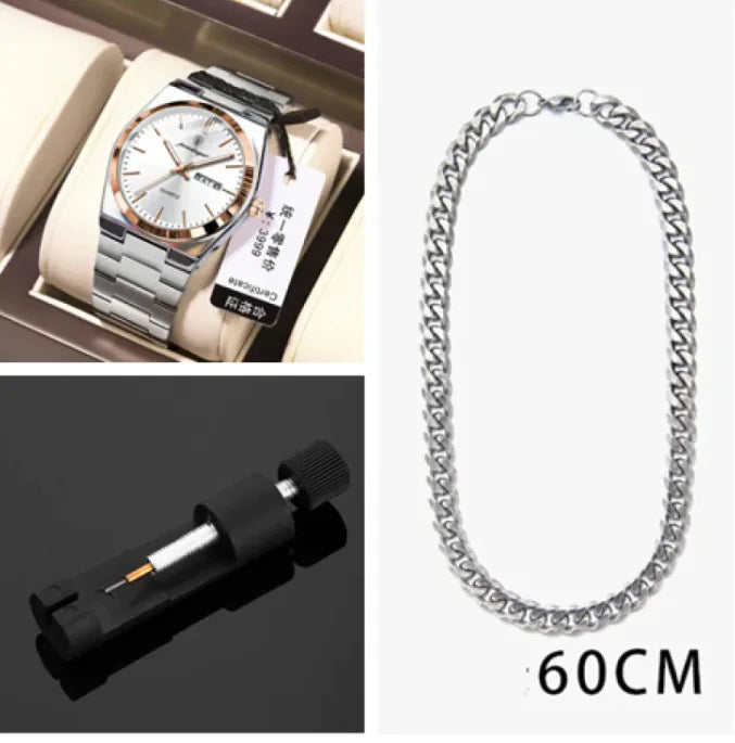 SlimLine Waterproof Quartz Watch WEM Support (www.WEM.support)