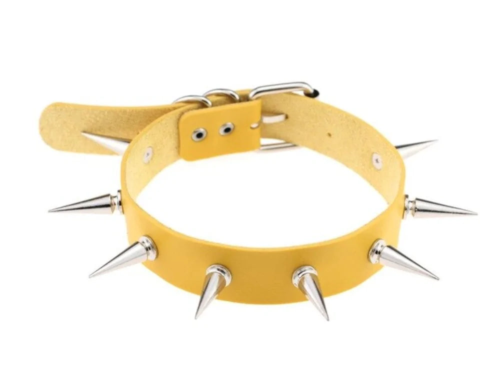 Spike Choker Necklace WEM Support (www.WEM.support)