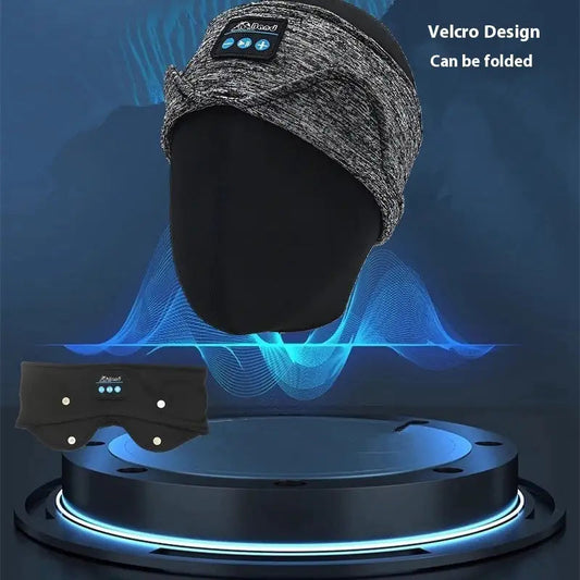 Faixa de Cabelo com Máscara de Olhos e Headset Musical Bluetooth Dupla Utilização para Dormir WEM Support (www.WEM.support)