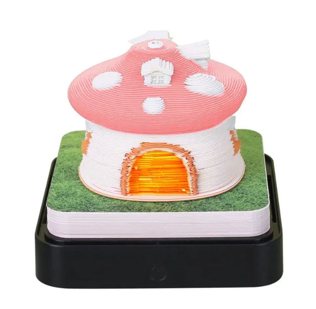 3D Earth Astronaut Calendar Memo Pad with LED Light WEM Support (www.WEM.support)