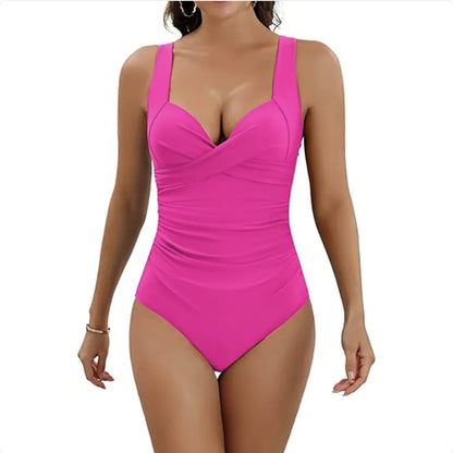 Push-Up One-Piece Swimsuit with Structured Cups WEM Support (www.WEM.support)