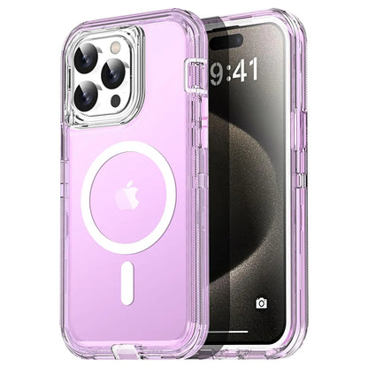 AICase Crystal Clear iPhone 14 Magnetic Case Compatible with MagSafe[Not Yellowing] Transparent Slim Shockproof Protective Phone Case 6.1 inch 2022