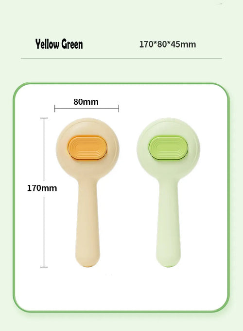 Non-Slip Cat & Dog Grooming Brush with Stainless Steel Comb WEM Support (www.WEM.support)